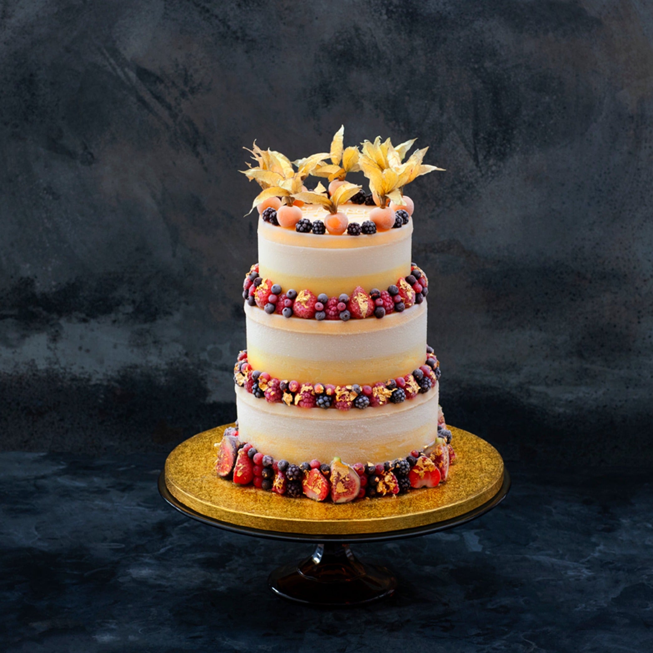 Three tiered sorbet cake 