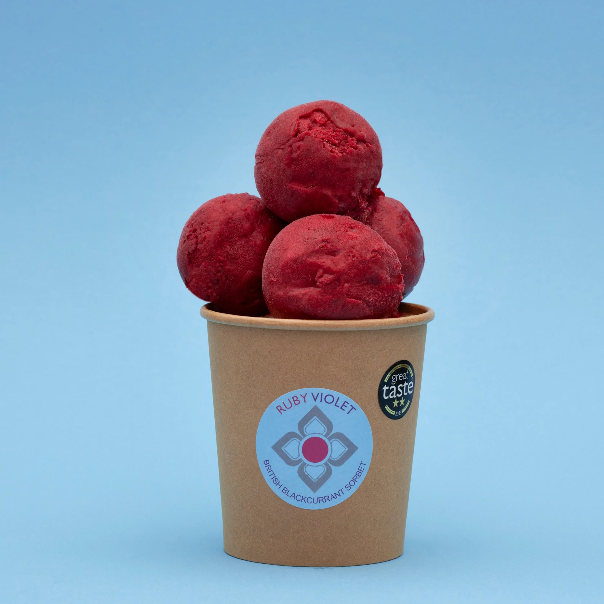 British Blackcurrant sorbet tub