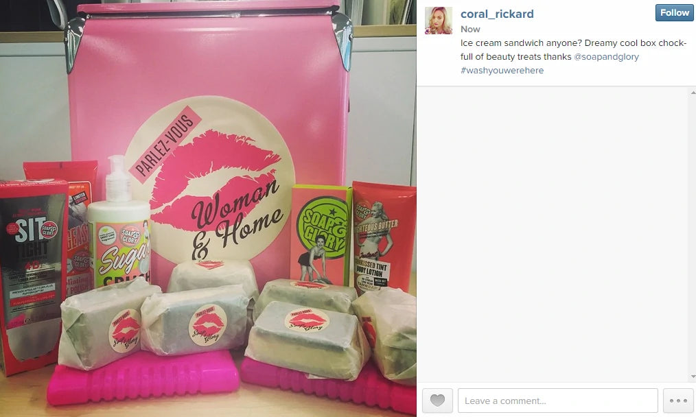 The Soap and Glory delivery