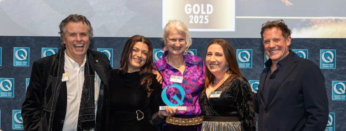 WE WON GOLD AT THE QUALITY FOOD AWARDS!