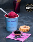 BRITISH BLACKCURRANT (S) - Ruby Violet Ice Cream & Sorbet