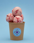 Damson & Sour Cream ice cream tub