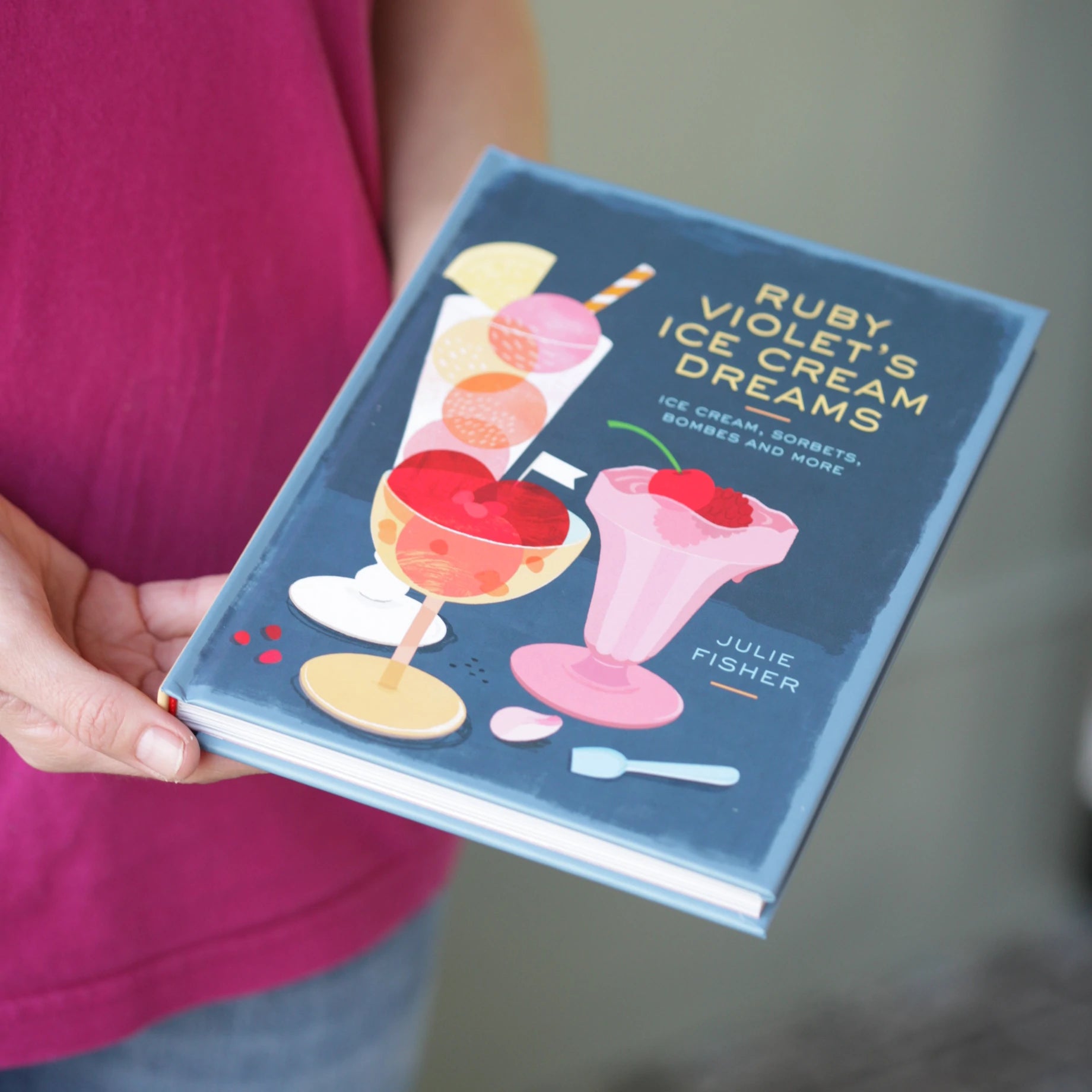 RUBY VIOLET GIFT APRON & BOOK - Ruby Violet Ice Cream & Sorbet