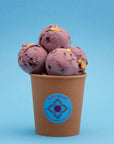 Blueberry & Lemon curd medium ice cream tub