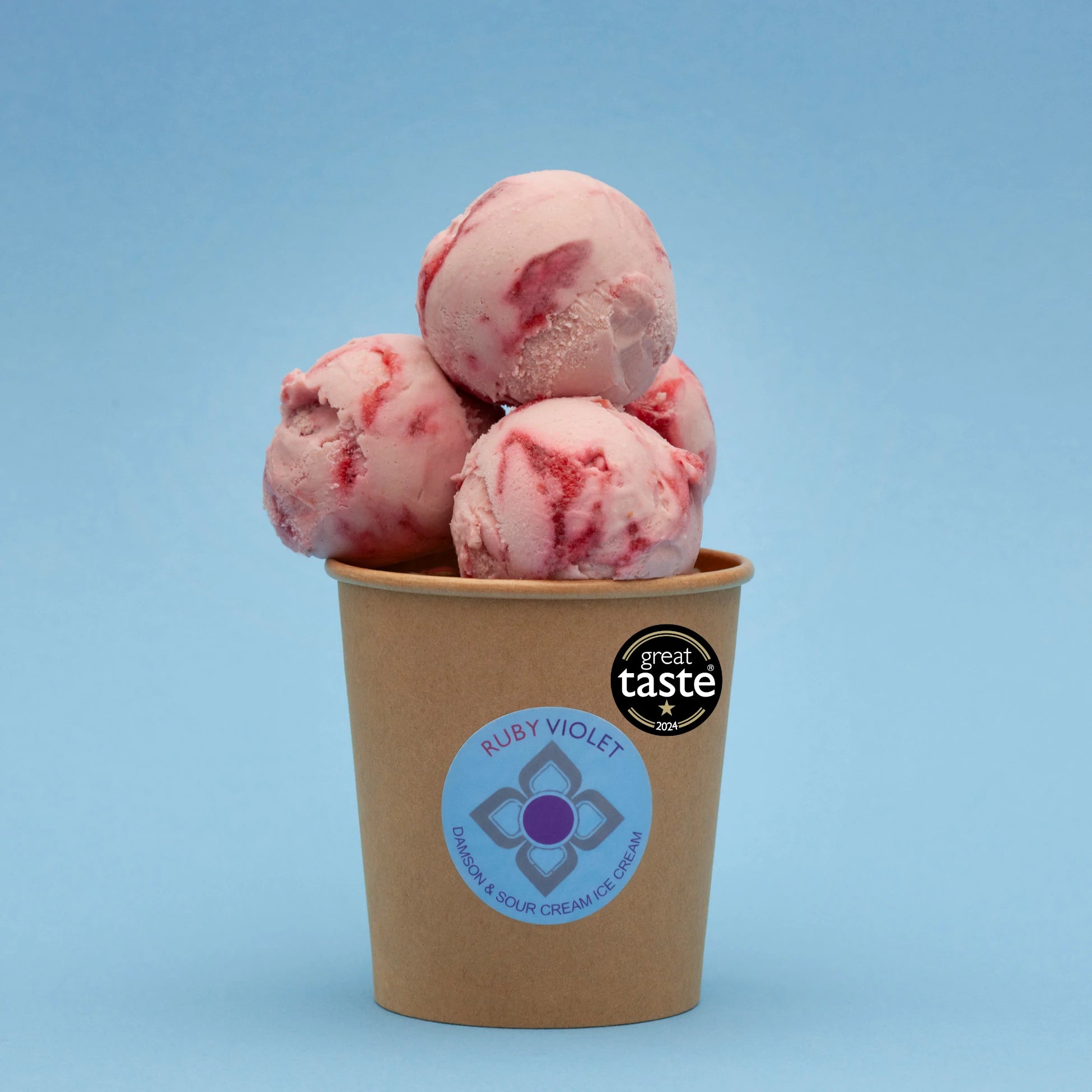 Damson & Sour Cream Ice Cream Tub