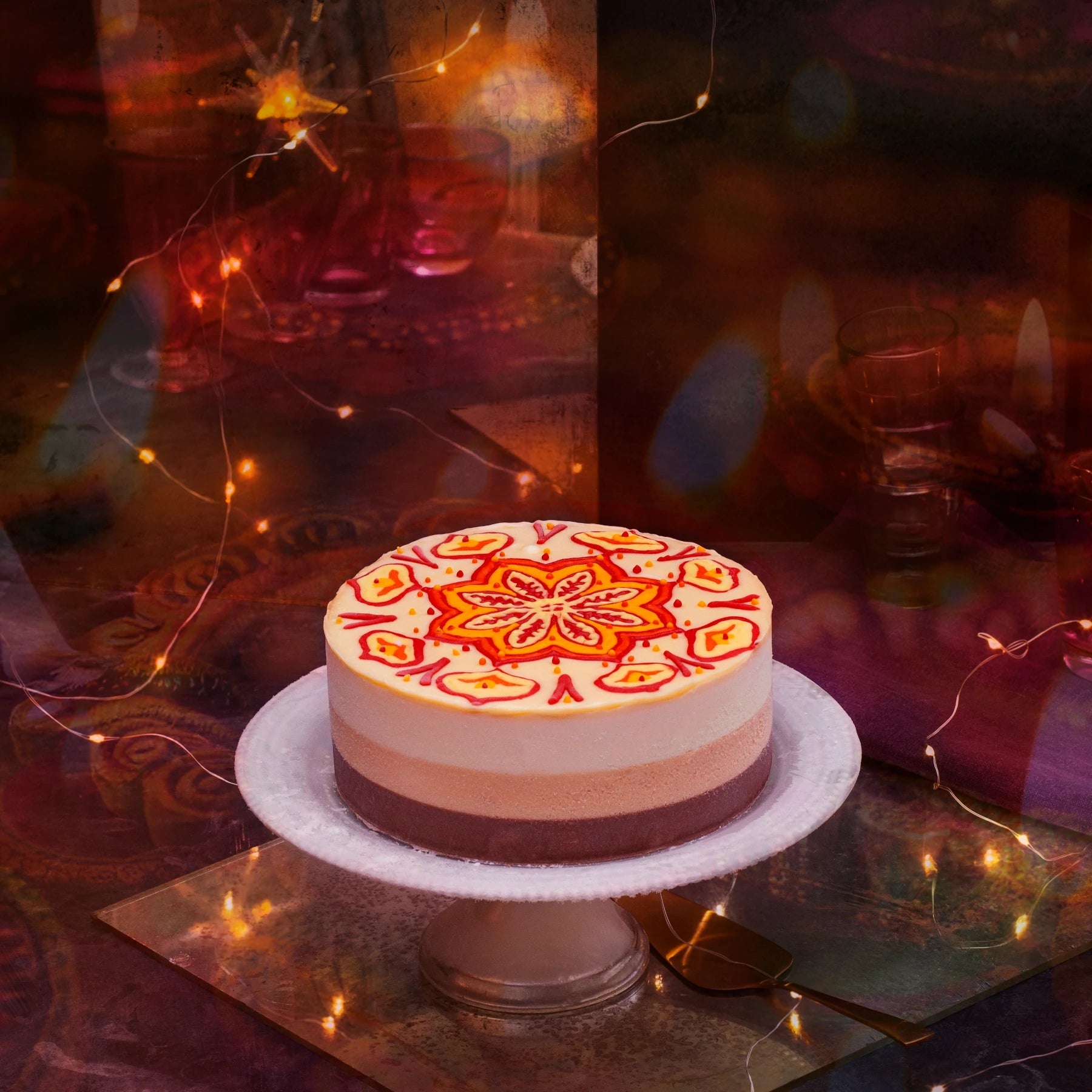 DIWALI DELIGHT ICE CREAM CAKE - Ruby Violet Ice Cream & Sorbet