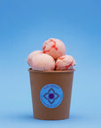 English Strawberry Ripple medium ice cream tub