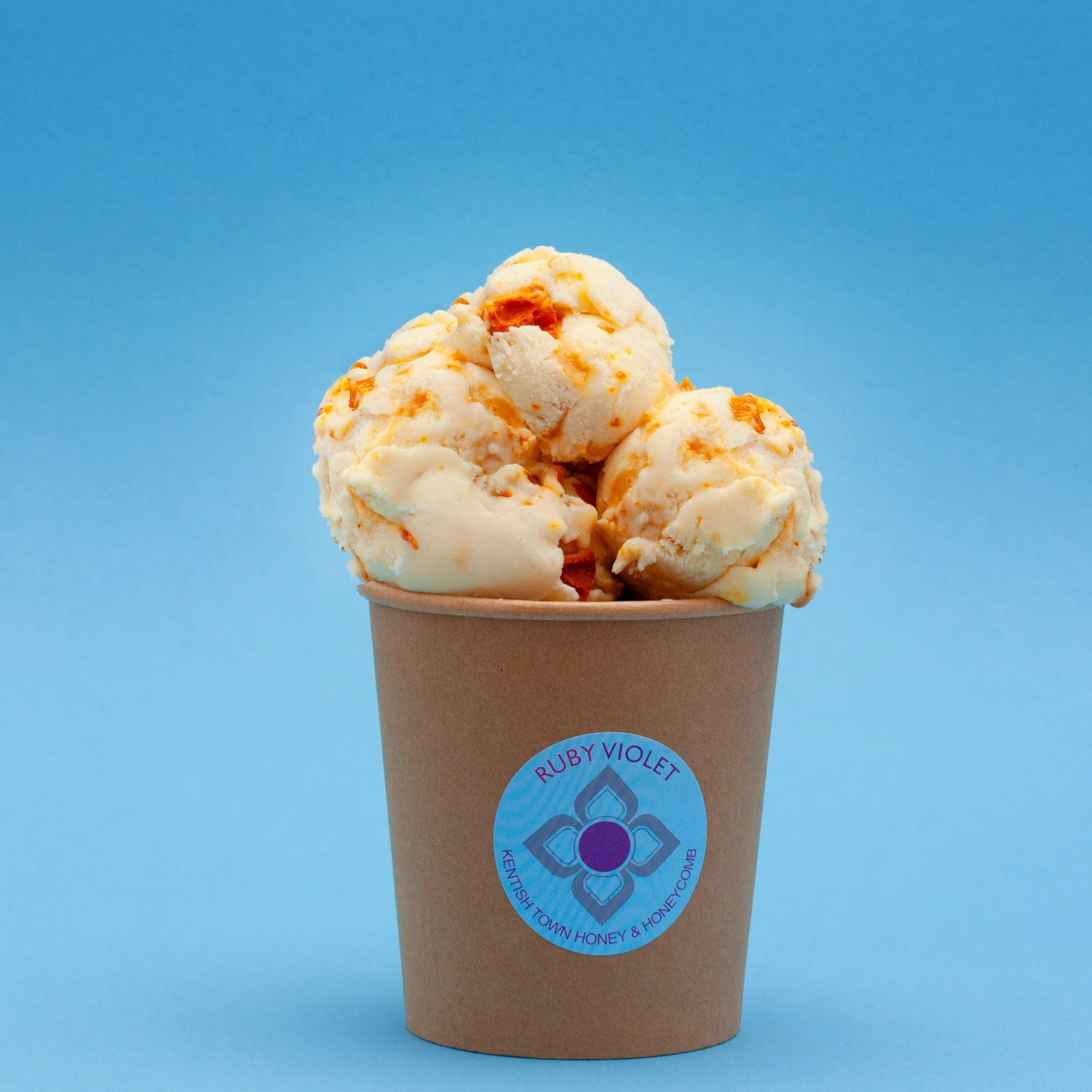 Honey and Honeycomb ice cream medium tub