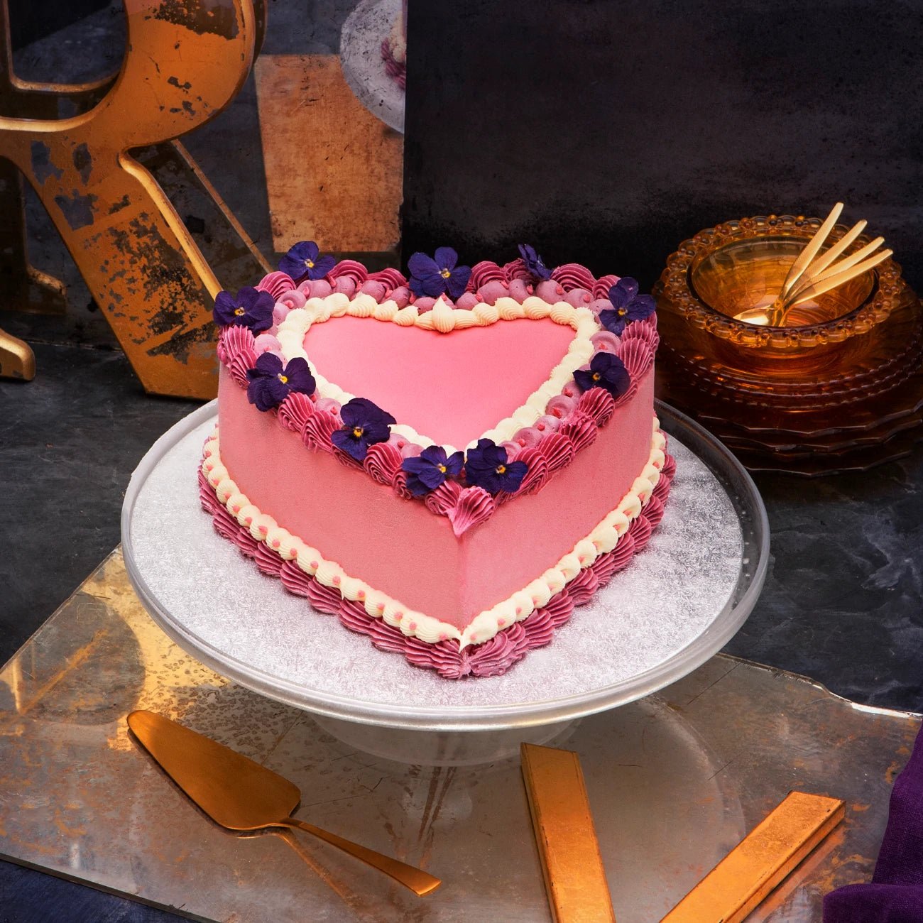 MADAME POMPADOUR ICE CREAM CAKE - Ruby Violet Ice Cream & Sorbet