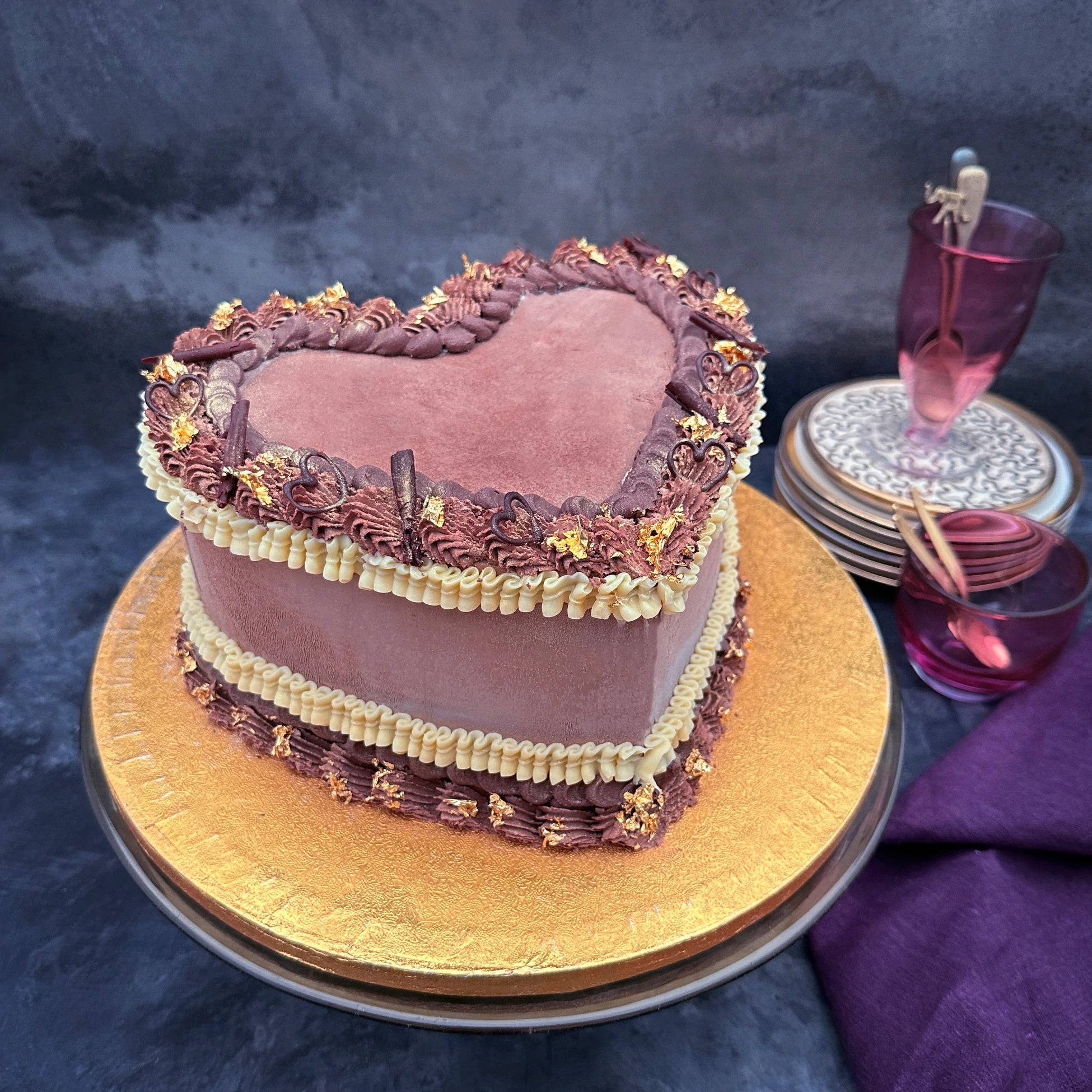MADAME POMPADOUR ICE CREAM CAKE - Ruby Violet Ice Cream & Sorbet