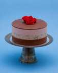 Miss Mildred ice cream cake decorated with fondant roses