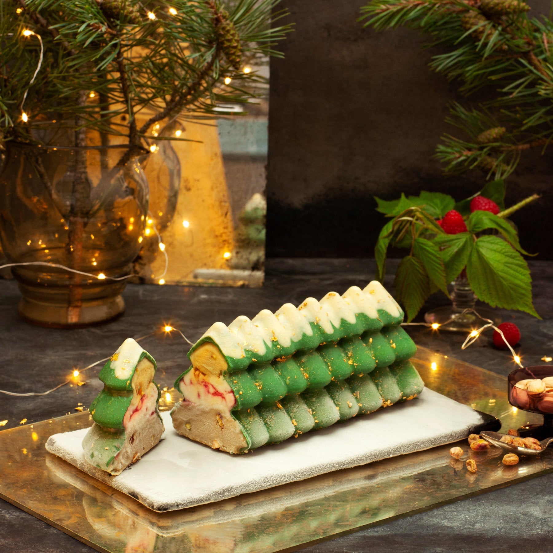 POLAR PISTACHIO CHRISTMAS TREE - Ruby Violet Ice Cream & Sorbet