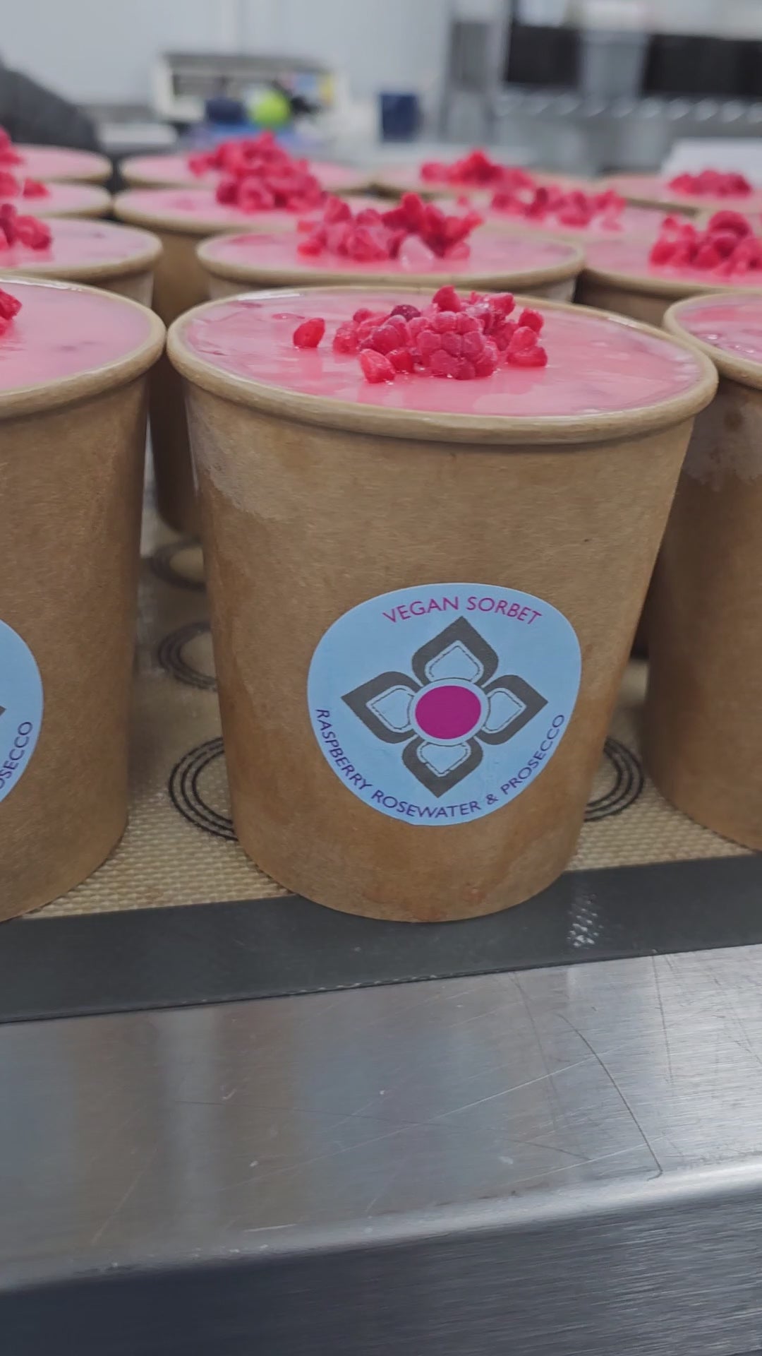 Raspberry Rosewater & Prosecco tubs freshly made