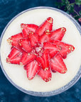 STRAWBERRY & QUEEN'S ICE CREAM CAKE - Ruby Violet Ice Cream & Sorbet