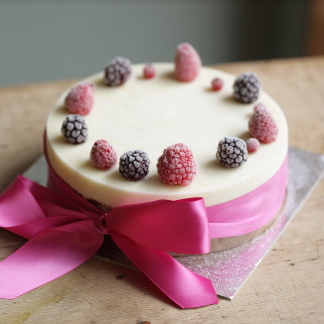 Genoese Sponge Cake Layer - Ruby Violet Ice Cream & Sorbet