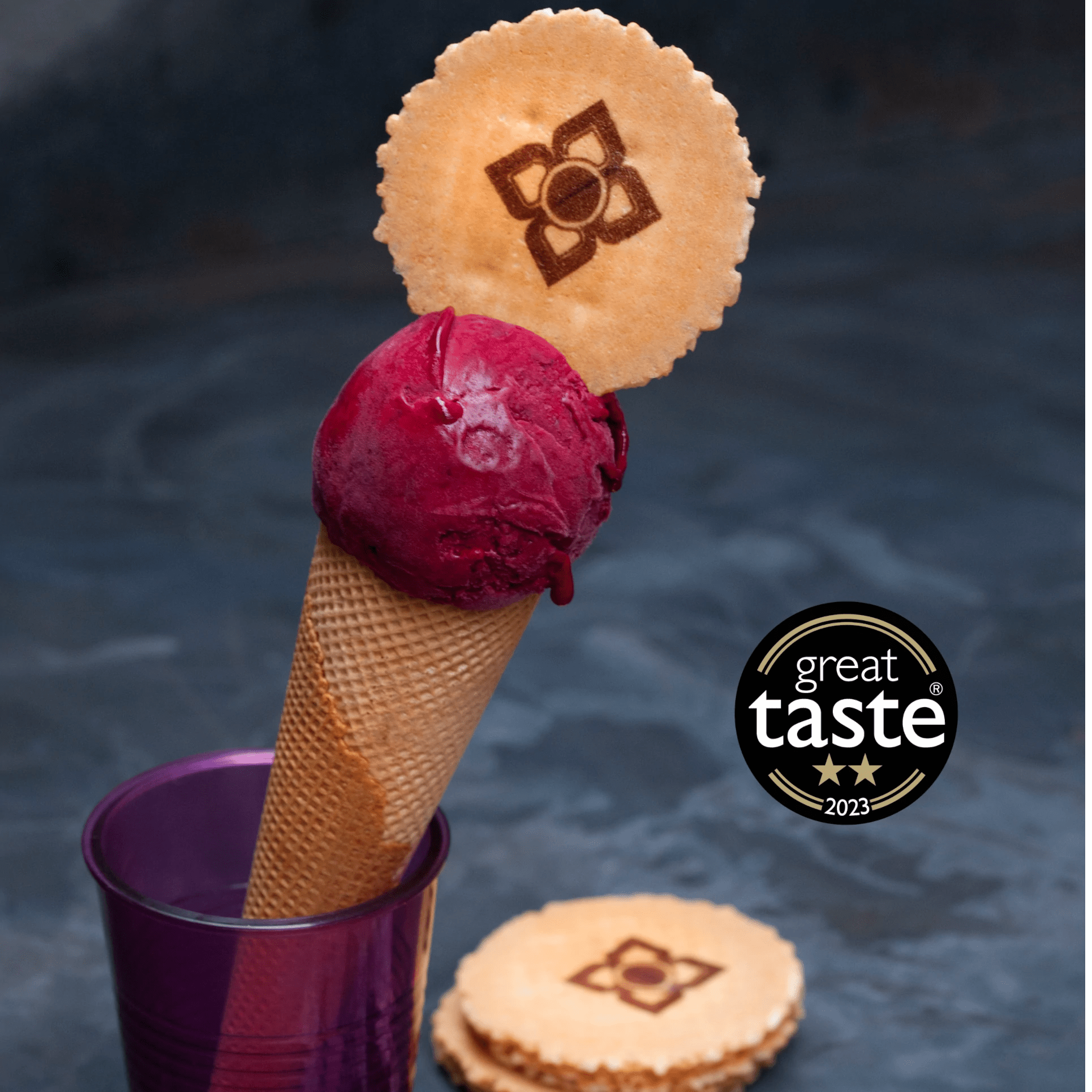 BRITISH BLACKCURRANT (S) - Ruby Violet Ice Cream &amp; Sorbet