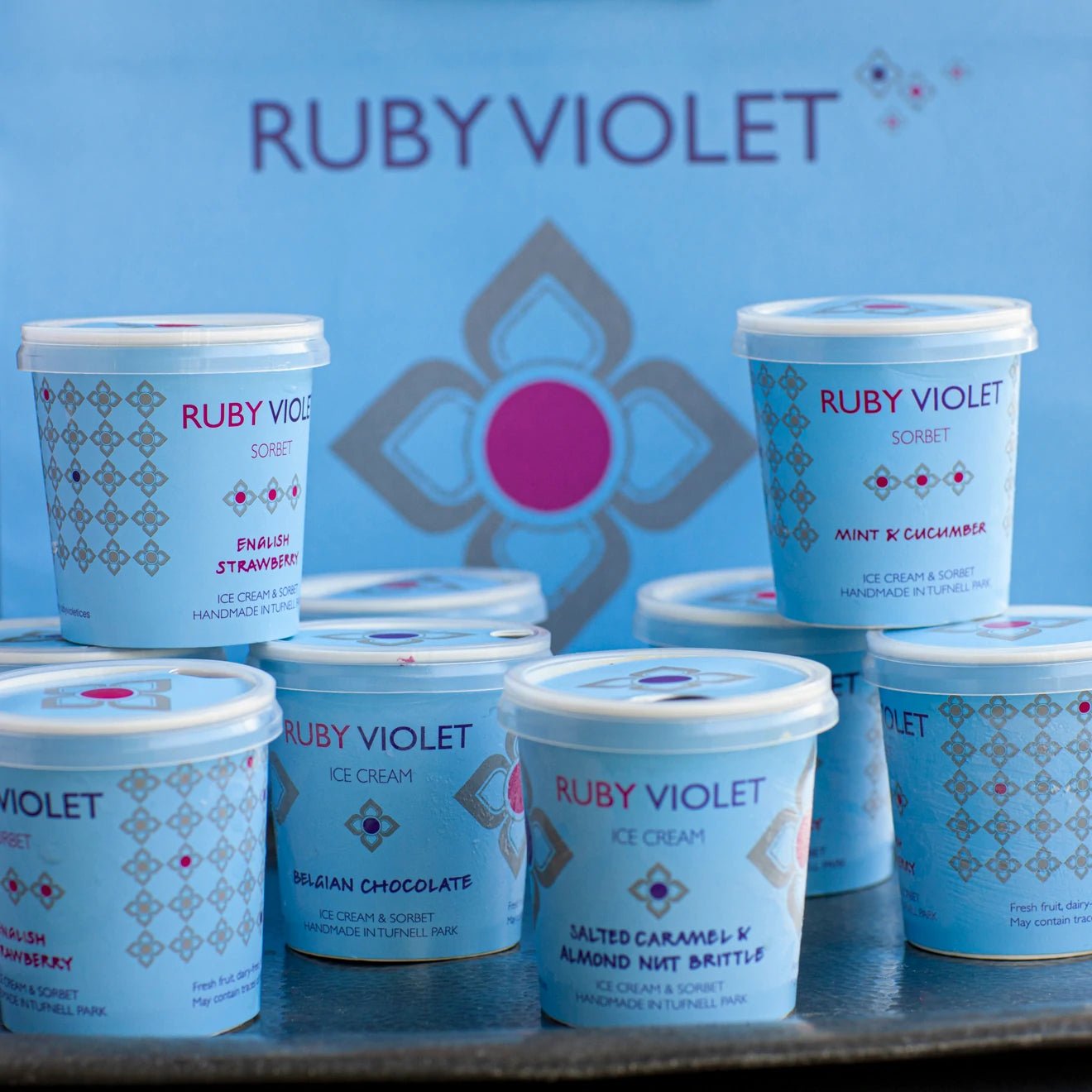 TINY TUBS SELECTION OFFER - Ruby Violet Ice Cream &amp; Sorbet